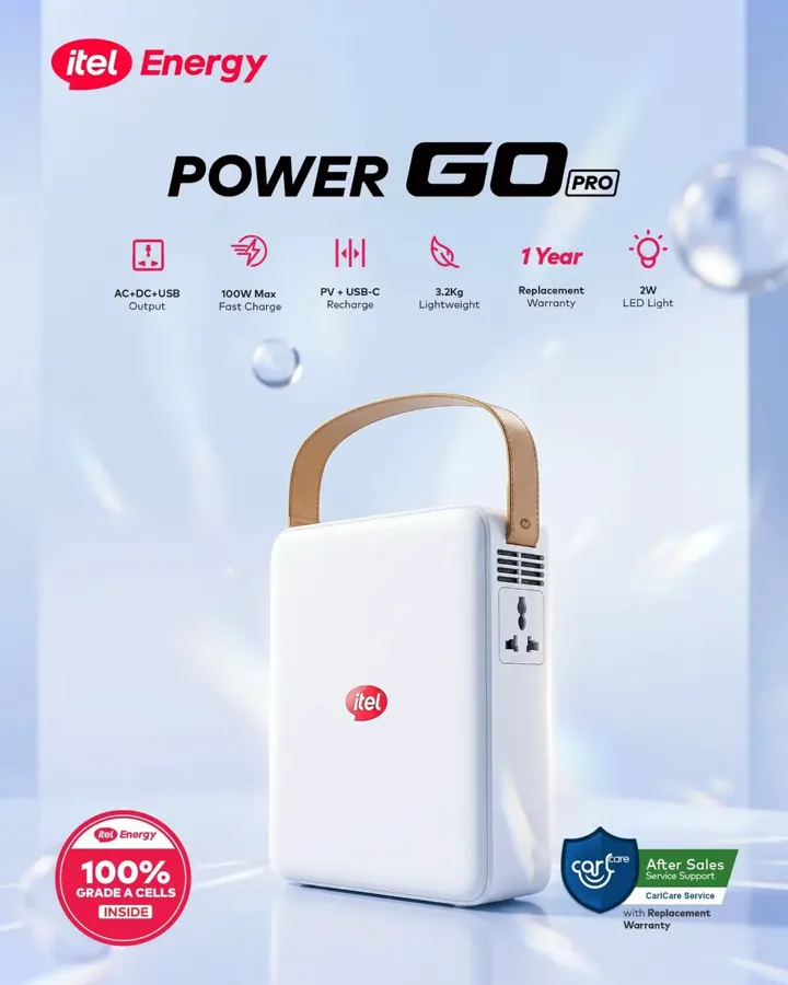 itel Power Go Pro 320Wh Portable Power Station (IESS-320ACT)